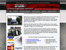 Tablet Screenshot of customembroideryservices.com